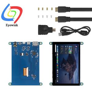 라즈베리 파이용 4.3인치 라즈베리 파이 HDMI 디스플레이 화면, USB 정전식 터치 스크린 800*480