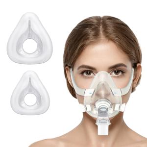 CPAP 마스크 AirFit F20 마스크 풀 페이스 교체 쿠션, 1팩, 안정적인 씰 및 부드러운 핏, Resmed Airfit F20과 호환 가능