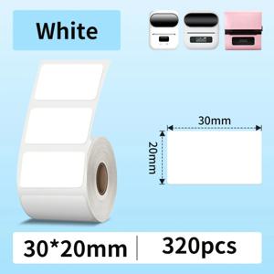 Phomemo M110/M200/M220 30x20mm 열 라벨 바코드, 보석 제품 태그 용 방수 미니 스티커 가정 및 사무실 사용