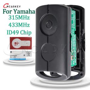 원래 오토바이 제어 키 Fob 315/433.92 Mhz ID49 칩 Yamaha NMAX TMAX NVX155 Xmax300 Xmax 125 250 400 스마트 원격