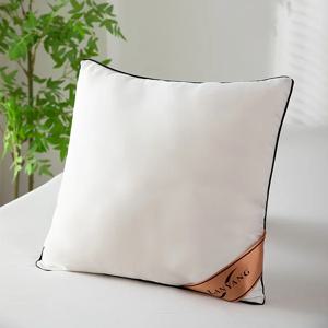 고품질 순수한 흰색 럭셔리 45*45cm 소파 쿠션, 고품질의 높은 리바운드 홈 쿠션, 자동차 소파 베개에 적합