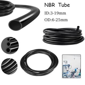 니트릴 고무 연료 호스 3mm to19mm ID 3/1M 길이 부드러운 보어 가솔린/기화기 호스(검정색 내유성)
