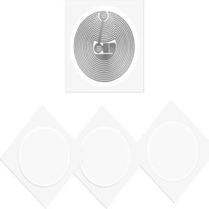 F08 M1 클래식 1K 태그 RFID 스티커 NFC 태그, 스마트 M1 ISO 14443A 13.56MHz M1 1K MF1 자가 접착식
