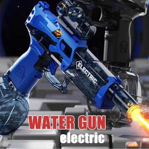어린이 고압 전기 물총 장난감 여름 야외 해변 수영장 정원 싸움 게임 어린이 자동 버스트 Watergun 선물