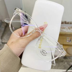 -1.0-1.5-2.0-2.5-3.0 ~ -6.0 투명 마감 근시 안경 남성 여성 검은 안경 처방 근시 안경