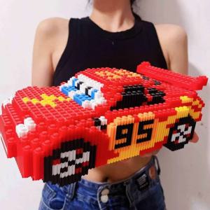 1156 조각 라이트닝 레이싱 빌딩 블록 모델 - 고급 3D 퍼즐, 성인 컬렉션에 적합, 발렌타인 데이, 추수감사절 및 크리스마스를 위한 이상적인 선물