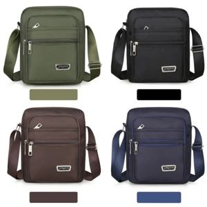 남자 Crossbody 가방 남성 나일론 어깨 가방 소년 메신저 가방 남자 핸드백 여행 캐주얼 대형 Satchel 그레이