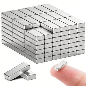 20x5x2. 30/60개 자석 막대, 작은 직사각형 자석, 냉장고용 다용도 자석, 주방