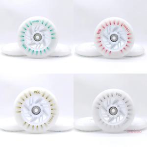 6개 세트 100/110/125mm LED 플래시 휠 스피드 스케이트 롤러 스케이트 PU 타이어