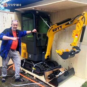 중국산 미니 굴삭기 미니 굴삭기 캐빈 디젤 굴삭기 미니 유럽 맞춤형 쿠보타 엔진 CE EPA 유로 5 판매