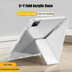 레노버 탭 M11 케이스 용 연필 홀더 케이스 포함 11 인치 TB330FU Idea tab 11 tb336zu tb336fu  스마트 커버 Funda Xiaoxin Pad 2024 TB331FC 11 2025 TB335FC 웨이크 업 타블렛 케이스