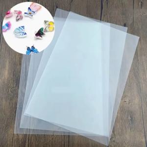 10개입 수축 플라스틱 시트 DIY 재미있는 열수축 필름 반투명 수축 아트 필름 종이 수제 용품 파티 장식
