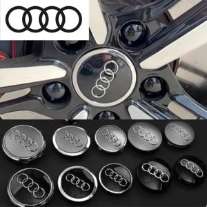 4개 60mm 61mm 68mm 69mm 4B0601170 아우디 A3 A4 A5 A6 A7 A8 S4 S6 TT 액세서리 자동차 스타일링 휠 센터 캡 허브 커버 배지