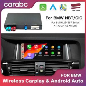 BMW MINI F30 F31 F20 F21 F10 F01 X5 E70 X3 F25 NBT CIC 시스템용 CARABC 무선 카플레이 안드로이드 오토 OEM 통합 모듈