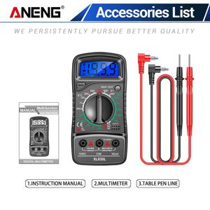디지털 멀티미터 ESR 테스터 ANENG XL830L 자동차 전기 미터 DMM 트랜지스터 피크 테스터 미터 커패시턴스 미터 도구