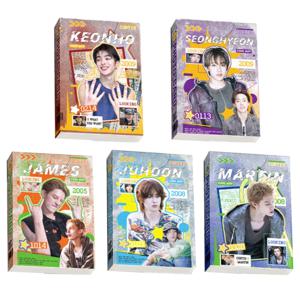 50개/세트 케이팝 아이돌 코르티스 로모 카드 레이저 카드 제임스 마틴 주훈 케온호 성현 프린트 포토카드 컬렉션 카드 선물