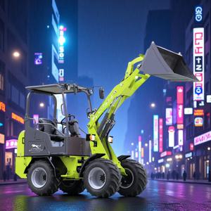 맞춤형 유럽 농업용 4륜구동 소형 운반차 고출력 전기 로더 800KG 가정용 효율적인 신에너지 로더