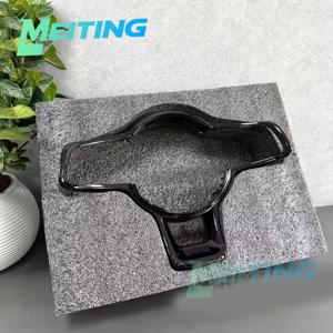 폭스바겐 골프 7 7.5R GTI Rline GTD 샹쿠 R 스티어링 휠 블랙 프레임 스티어링 휠 버튼 프레임에 적합