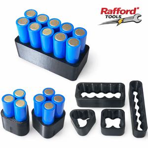 Rafford 4PCS 18650 리튬 배터리 스폿 용접 고정 장치 세트 배터리 팩 제작용 지그 클램프 어셈블리 브래킷