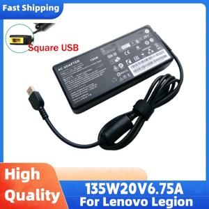 노트북 어댑터 135W 20V 6.75A 레노버 T440p Y50-70 R720 Y700 T540p P51 P52 S5 ADL135NLC3A용 노트북 충전기