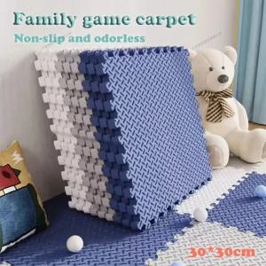 16Pcs 아기 놀이 매트 폼 스포츠 및 피트니스 카펫 30x30cm 충격 방지 접합 스포츠 러그 미끄럼 방지 아기 장난감 어린이 Playmats
