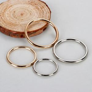 10Pcs 금속 O 링 실버 골드 금속 버클 가방 부품 바느질 액세서리 내구성 DIY 공예 용품 배낭 벨트 장식