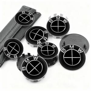 1/4/7개 82mm 74mm 45mm 자동차 앞뒤 로고 휠 허브 센터 커버 스티어링 휠 센터 스티커 (BMW E90 E87 F20 E46 F10 F30 용)