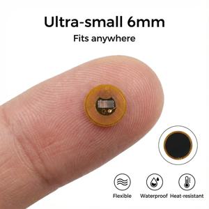 직경 6mm NXP NTAG213 NFC 태그 프로그래밍 가능한 RFID 스티커 원형 방수 유연한 FPC NFC 라벨 휴대폰 및 웨어러블용