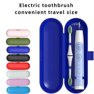 보호 커버가있는 1pc 칫솔 및 치약 홀더, Oral B 전동 칫솔 손잡이 보관함 용 휴대용 여행용 케이스