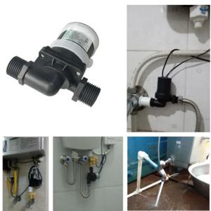 DC 12V 24V 다기능 브러시리스 워터 펌프 IP68 1/2인치 DN15 - 온수기 샤워용 부스터 순환 펌프