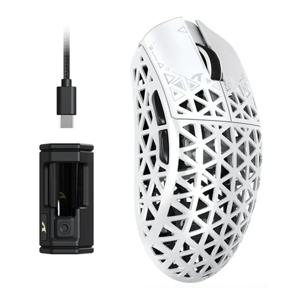 ATTACK SHARK R5 울트라 39g 카본 파이버 무선 8K PAW3950MAX 게이밍 마우스, 8000Hz 무선 폴링 레이트, DPI 최대 42000