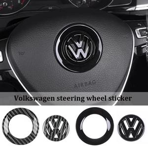 ABS 카본 파이버 패턴 자동차 로고 스티커 배지 VW GTI 파사트 B6 골프 4 5 7 폴로 제타 캐디 비틀 티구안 CC용