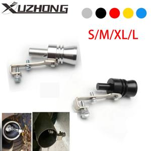 범용 자동차 블랙 터보 사운드 휘슬 차량 수리 장치 배기 파이프 터보 사운드 시뮬레이터 터보 머플러 휘슬러 S/M/L/XL