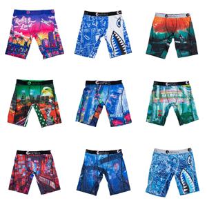 에티카 남성용 속옷 1개, 통기성 메쉬 크로치 남성 팬티 플러스 사이즈 L-3XL 남성 팬티 프린트 남성용 드로즈