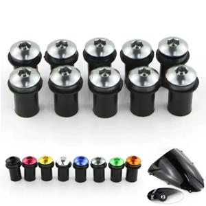 앞유리 볼트 장착 나사 키트, 혼다 CBR 600RR 1000RR CBR600RR CBR1000RR FIREBLADE 2008-2023, 10 개, 5mm