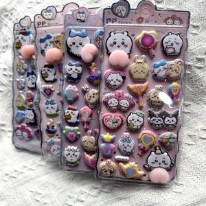 귀여운 만화 3D 방귀 복숭아 입체 스티커 입체감 있는 사랑스러운 동물 스트레스 해소 스티커 DIY 데코 스티커 용품