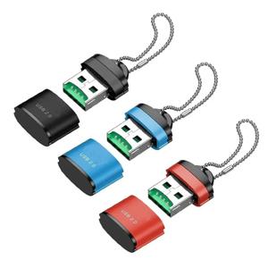 USB 마이크로 SD TF 카드 리더, USB 2.0 미니 휴대폰 메모리 카드 리더, 노트북 액세서리용 고속 USB 어댑터