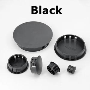 검정색 플라스틱 스냅온 홀 플러그 원형 가구 구멍 커버 나일론 블랭킹 엔드 캡 씰 커버 5mm~50mm