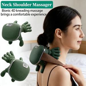 새로운 국경 간 사다리꼴 경추 마사지기, 목 마사지기, 어깨 및 목 주무르기 마사지기, 목 보호 장치