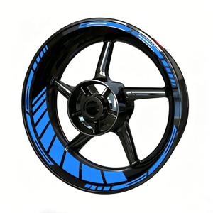 17인치 오토바이 허브 스티커용 16개/시트, 야마하 혼다 가와사키 스즈키 BMW KTM 트라이엄프용 방수 비닐 데칼