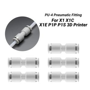 랩 X1 X1C X1E P1P P1S 3D 프린터용 PTFE 튜브 공압 커넥터 1.75mm 필라멘트 압출기(대나무 3D 프린터 부품용)