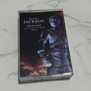 희귀한 미개봉 마이클 잭슨 HIStory 팝 R&B 댄스 오디오 카세트 테이프 레트로 아날로그 사운드 수집품 팬들을 위한 홈 아트 데코레이션