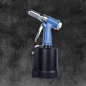 W56 블루 헤비듀티 공압-유압 리베터 (2.4-6.4mm 용량) - 3917 lbf 당김력 에어 리벳건 (DIY 및 산업용)