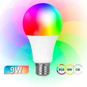 E27 스마트 LED 전구 18W 15W 9W 투야 블루투스 호환 RGB 램프 앱 제어 타이머 디밍 가능 음악 동기화 스마트 라이프 220V