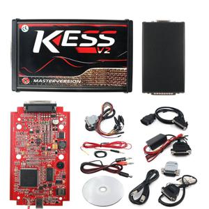 KESS V2.8 V2 V5.017 Ktag V7.020 SW V2.25 v2.47 레드 PCB 레드 유럽형 ECU 툴 OBD2 튜닝 ECU 프로그래머