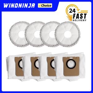 샤오미 X20 Plus /X20 Max /X10+ 드리미 L10 울트라 /L20 울트라 /L30 울트라 미지아 M30S / M40 방수 키트용 먼지 봉투 및 걸레 패드