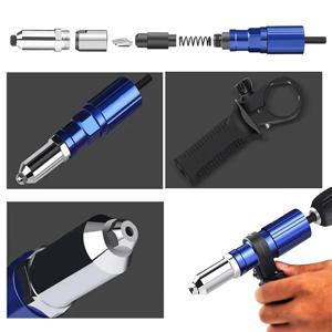 전동 리벳건 2.4mm-4.8mm 리벳 너트 건 드릴 어댑터 무선 리벳팅 도구 인서트 너트 풀 리벳 도구