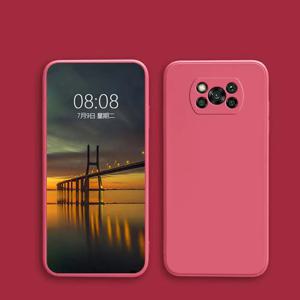 샤오미 포코 X3 X3 Pro NFC X3Pro Pocox3 Pro용 고급 오리지널 리퀴드 실리콘 폰 케이스, 포코 X3 Pro용 소프트 케이스, 후면 커버