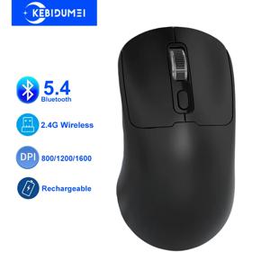 블루투스 5.4 마우스 2.4G 무선 마우스 듀얼 모드 Slient 마우스 PC 컴퓨터 노트북 Macbook 용 충전식 게임용 마우스 마우스