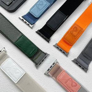 애플 워치 밴드용 트레일 루프 팔찌, 나일론 스트랩, iWatch 시리즈 9, 8, 7, 6, 5, 4 SE 울트라 밴드, 49mm, 45mm, 44mm, 42mm, 41mm, 40mm, 38mm